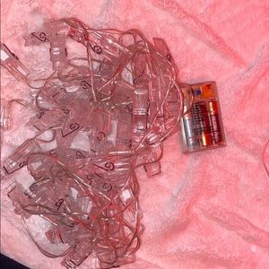 fairy lights with picture clips